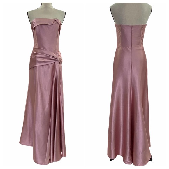 Jessica McClintock Dresses & Skirts - Jessica McClintock Pink Strapless Maxi Dress 10